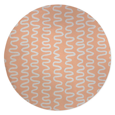 Wiggle Stripe Non-Slip Outdoor Rug