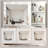 Vanity Desk with Mirror & Light, Large Drawer Three Level Storage Dresser, 3 Lighting Modes Adjustable Brightness, Bedroom Dressing Table(white)-1434076512