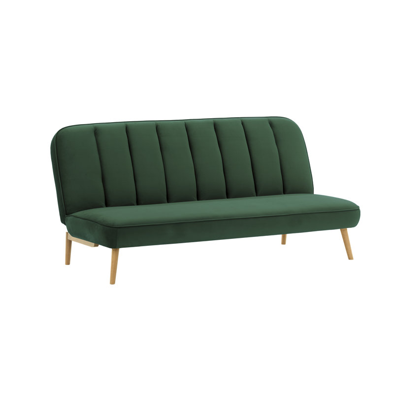 Keiper 2 Seater Sofa Bed, Like Oak, Green