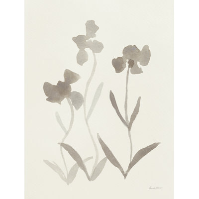 «Gray Florals I» par Pamela Munger