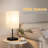 Modern Bedside Table Lamps Set With USB Charging Ports, AC Outlets, And Adjustable Colour Temperatures - Includes Pull Chain Control And Dimmable LED Bulbs