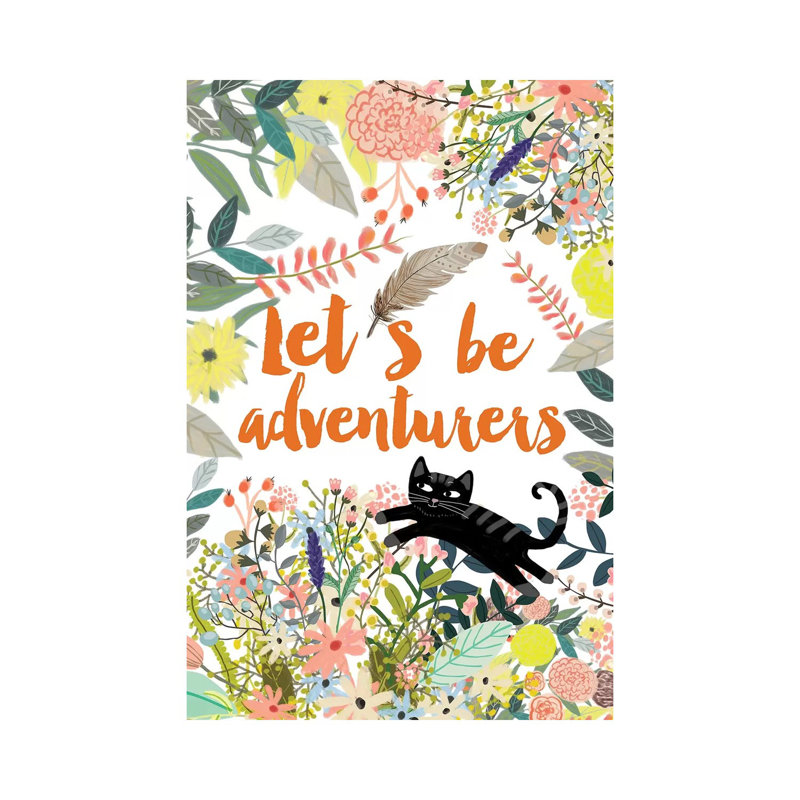 Let´S Be Adventurers II by Mia Charro - Wrapped Canvas Rectangle Print, 20.32 cm H x 30.48 cm W