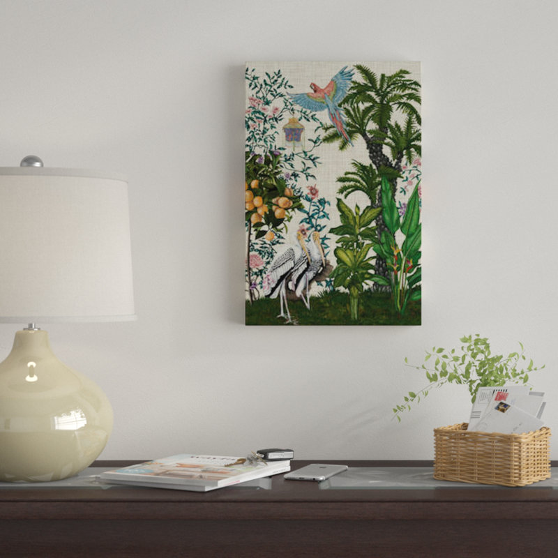« paradis chinoiserie ii », impression sur toile, H 26 po x l 18 po x P 1,5 po