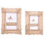 Ensemble de cadres photo Boho Farmhouse Faux Wicker
