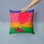 Coussin décoratif d’extérieur vin