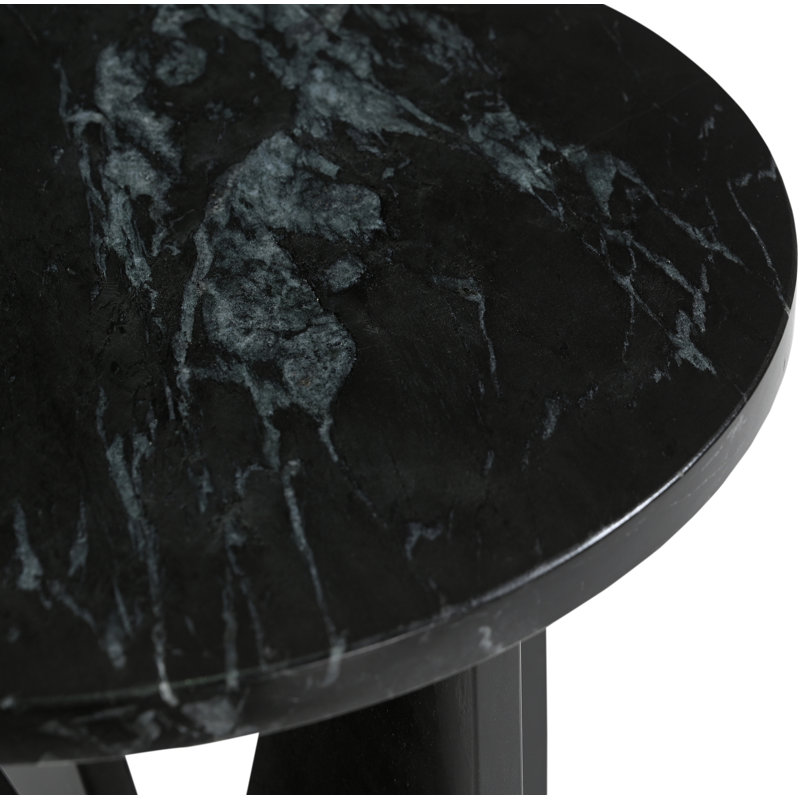Table de bout Alba, Noir