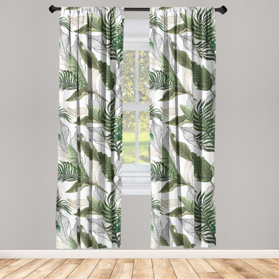 Semi Sheer Curtain Pair