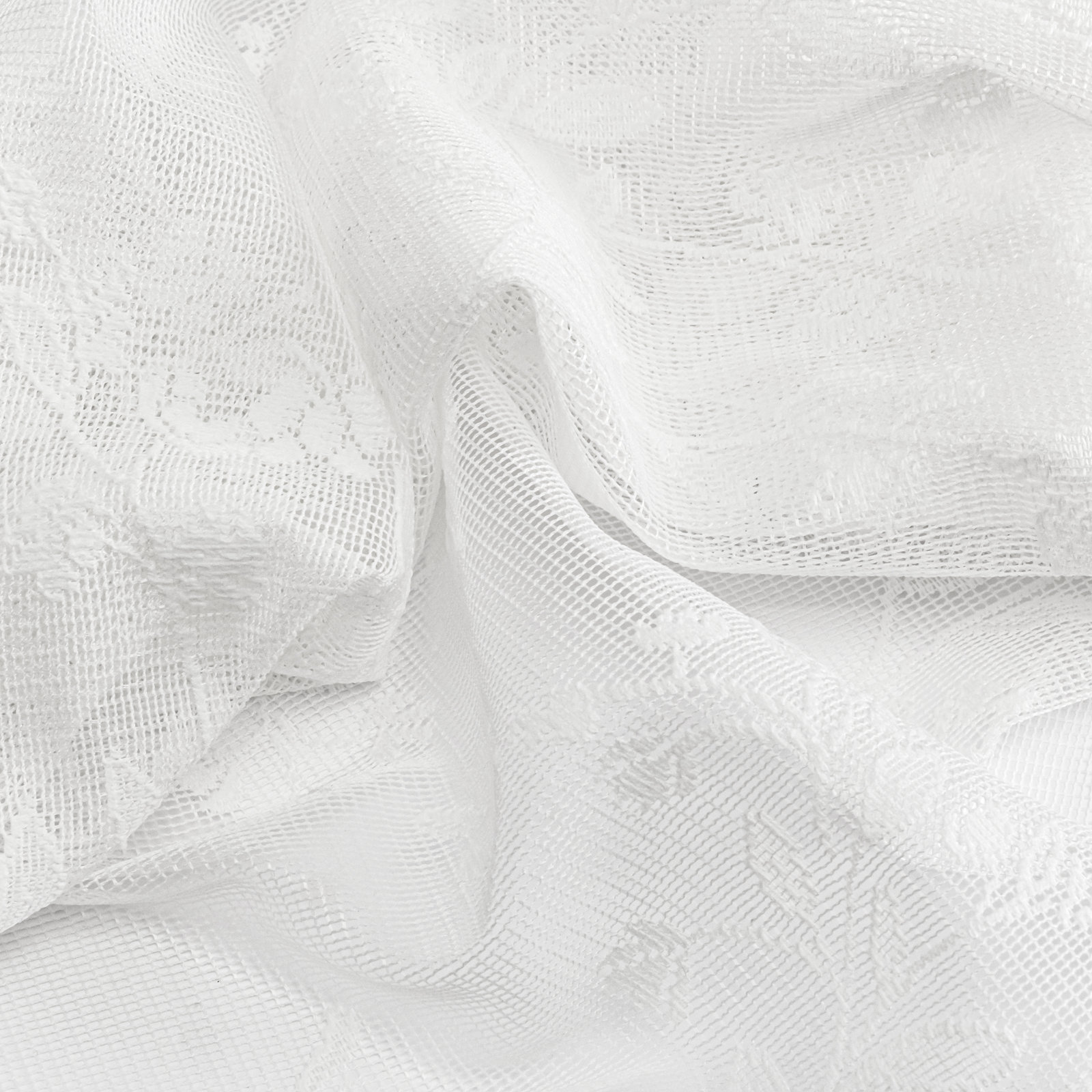 Forance Butterfly Lace Swag Pair, White