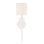 Applique murale blanche 1 lumière Meridian-713545676-713545679