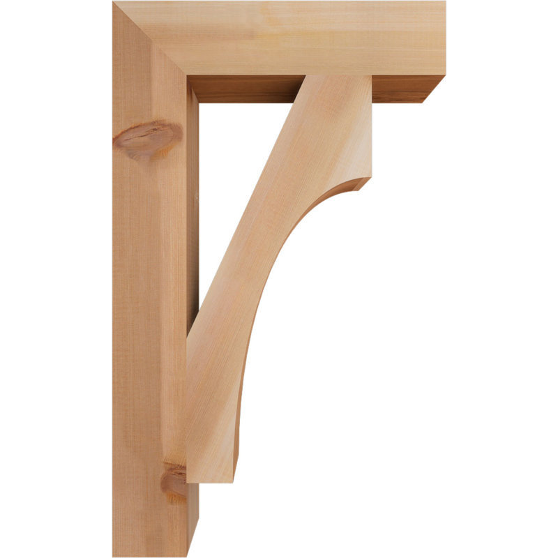 Support Westlake Block, Cèdre rouge de l'Ouest (lisse), H 30 po x l 3,5 po x P 18 po