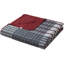  Ensemble de couvre-lit / couvre-lit réversible en microfibre rouge / noir / gris 3 pièces-18264479