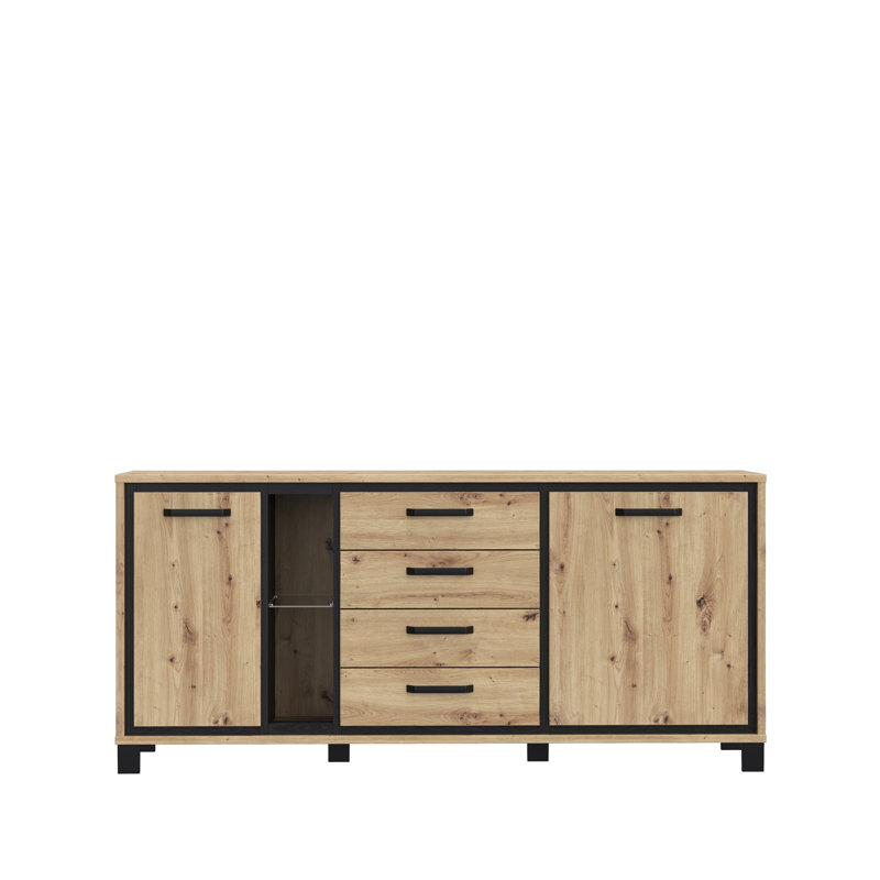 Crespin 177.4 cm W Chest of 4 Drawers
