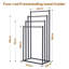 44 cm L Towel Rack