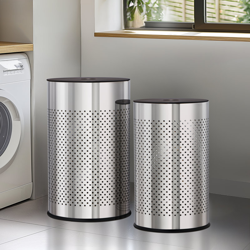 Ensemble de panier à linge ventilé