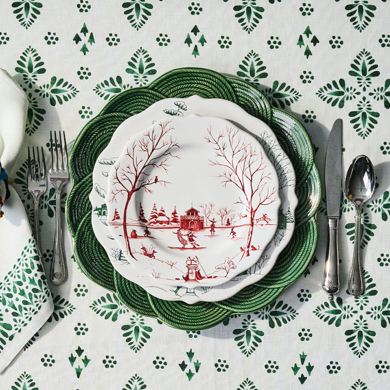 Country Estate Winter Frolic Dessert/Salad Plate
