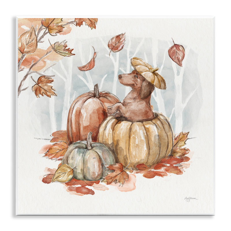 «Fun Dachshund & Pumpkin» par Mary Urban
