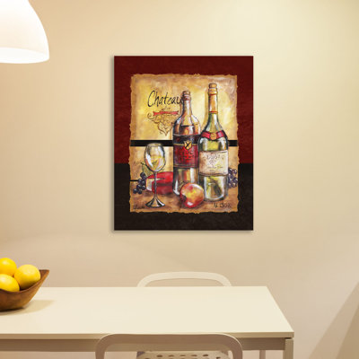 « chateau », reproduction sur toile tendue