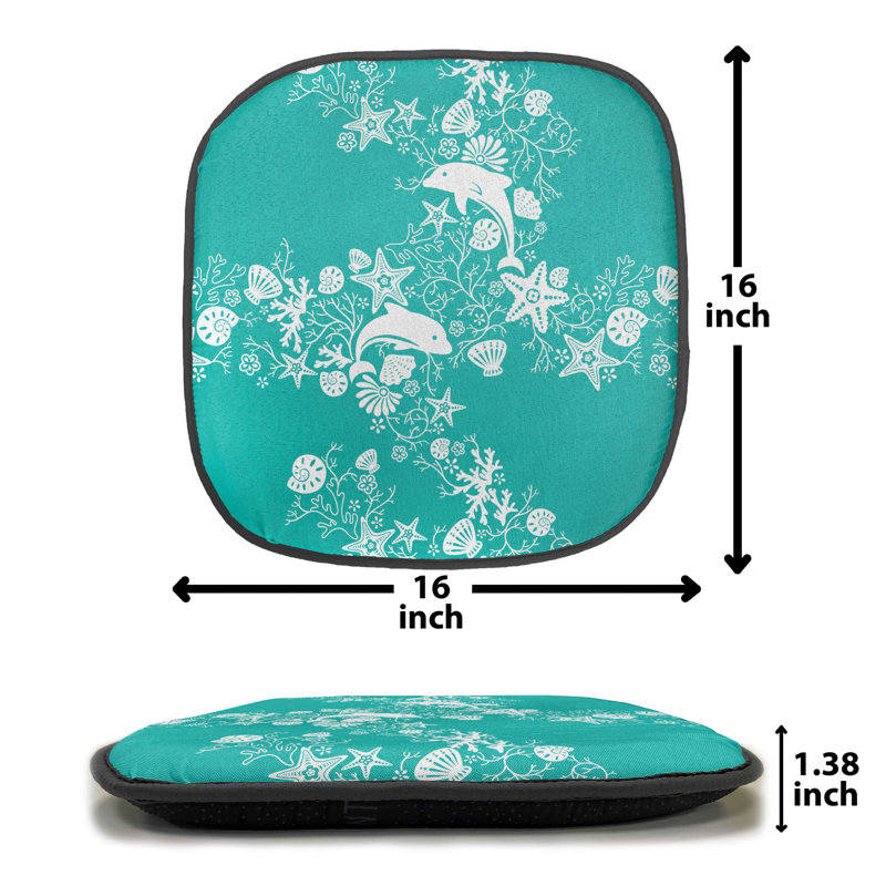 Outdoor 1.38'' Dining Chair Seat Cushion