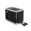 Magnavox 2 Slice Toaster with LCD Touchscreen Display, Black