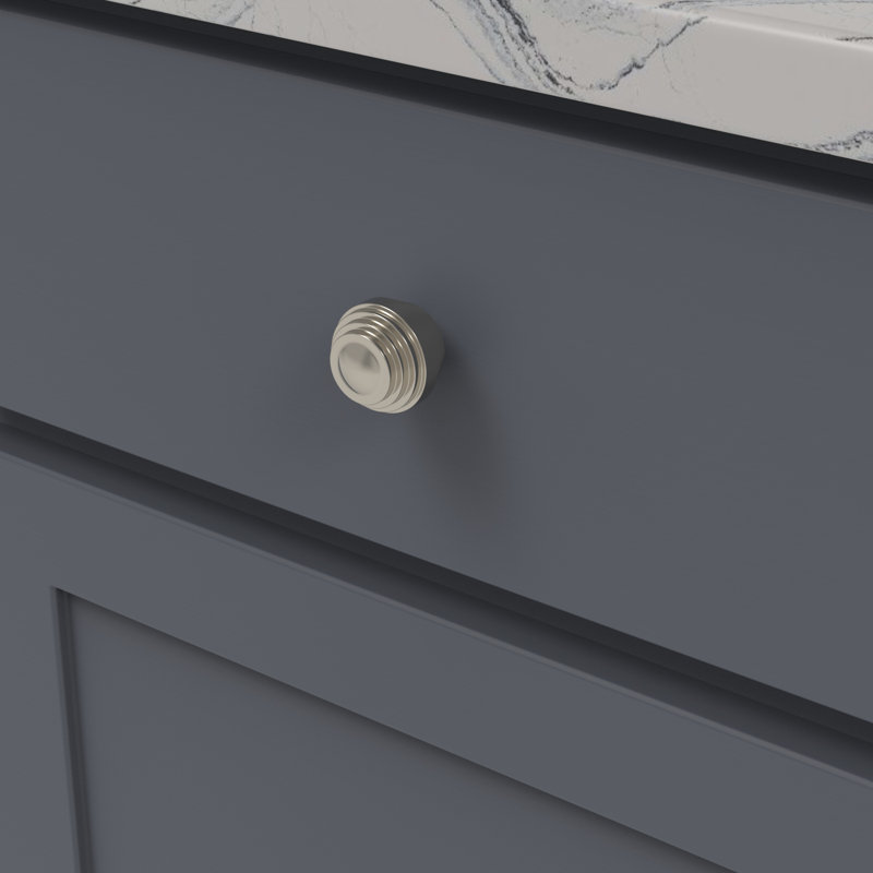 Sinclaire Collection Knob 1-3/8 Inch Diameter, Polished Nickel