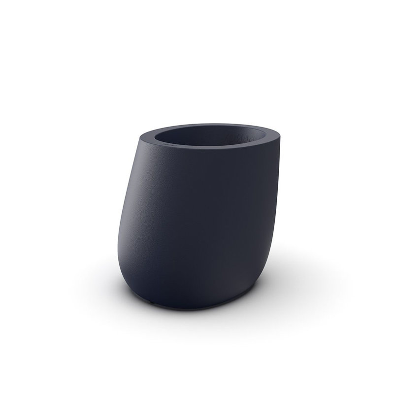 Stone Resin Pot Planter, 47.25” H x 40.75” W x 32.75” D, Tortora