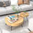 Jamnes Solid Wood Top Nesting Coffee Table