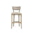 Embla Upholstered Linen Counter Stool with Solid Wood Frame-48367505