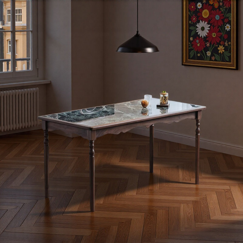 Table de salle à manger haut de gamme, 29.52”H x 55.11”L x 29.52”W