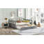 Lit de jour en bois avec lit gigogne simple-935233150-935233145