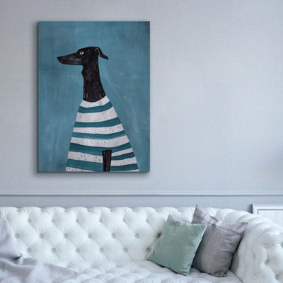 «Striped Companion» par Svetlana Aleynikova, art mural sur toile