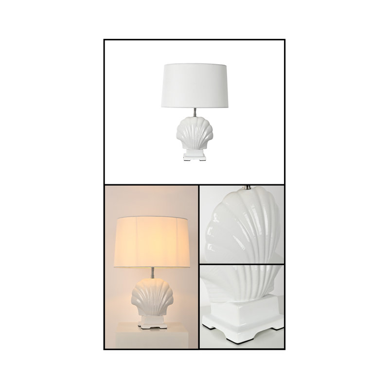 Lampe de table blanche 21,65 "Liverno