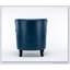 Fauteuil club gris anthracite au design unique, expérience confortable, fonctions flexibles et détails d'espace-590027759