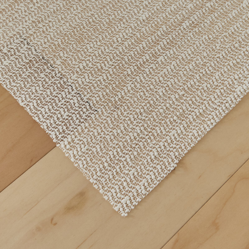 Bouck Ultra Thin Profile 0.01” Non Slip Rug Pad, Round 8'
