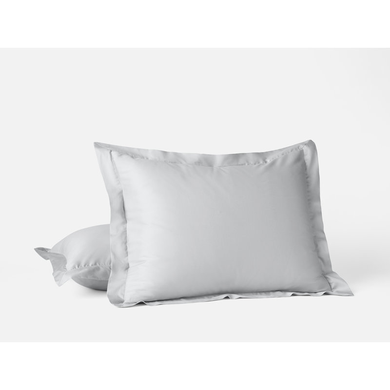 Cloud Soft Organic Sateen Sham, Standard/Twin, Seal
