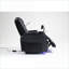 Fauteuils inclinables avec inclinaison zéro gravité, accoudoirs de rangement, porte-gobelets USB, supports pour ordinateur portable / téléphone | Cuir noir-421208772