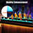 LED Lighted Liquor Bottle Shelf,LED Bar Shelves With Remote & App Control
