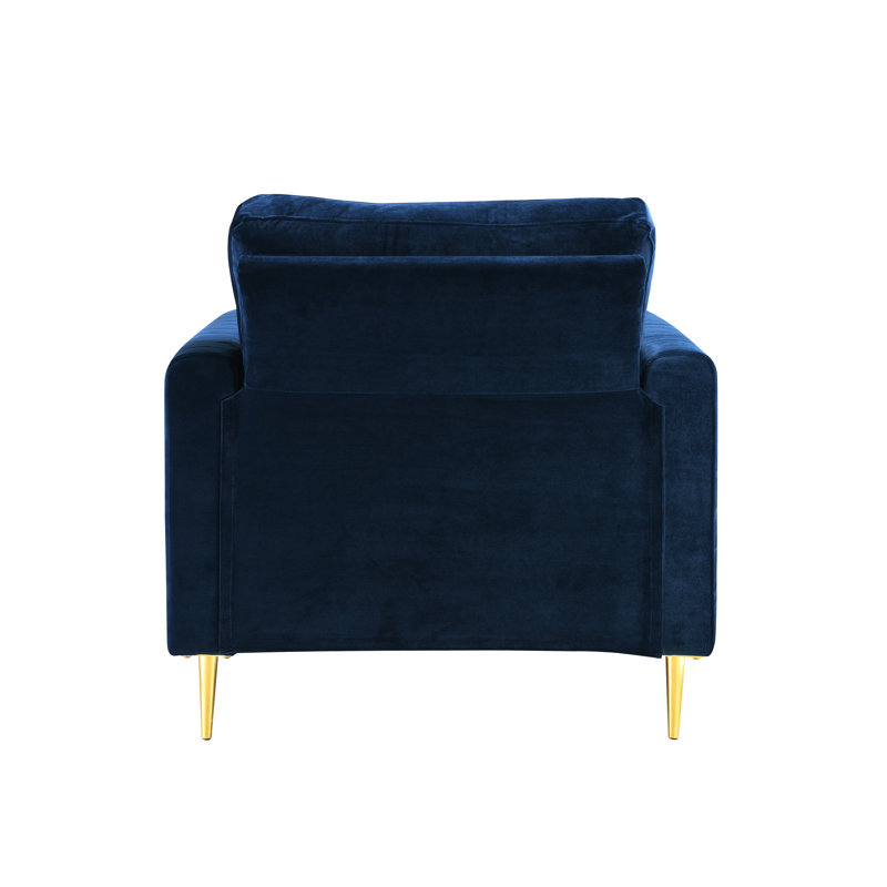 Marienville 3 - Piece Velvet Living Room Set, Blue