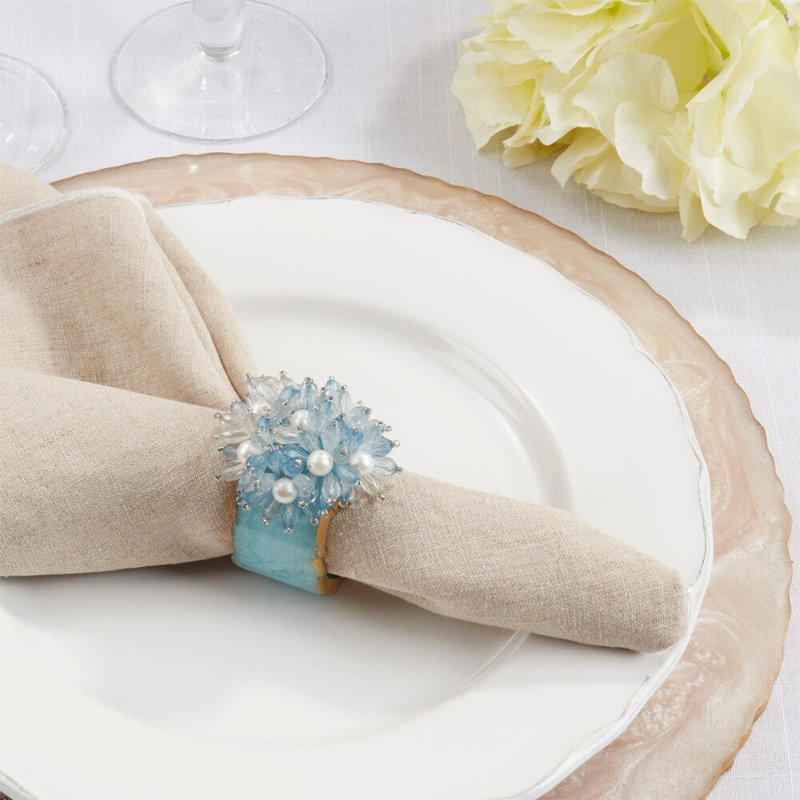 Porte-serviettes en résine, Turquoise