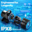 Pompe à eau submersible enfichable avec buse réglable-50946970-50939198