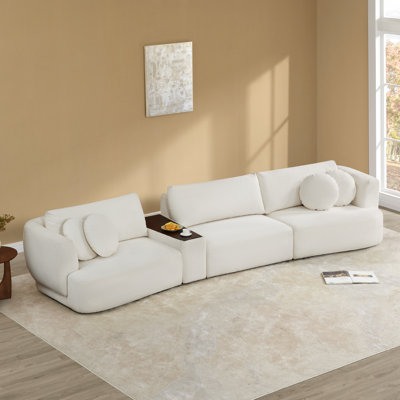 Aneika 159''W 4-Piece Curved Modular Oversized Sectional