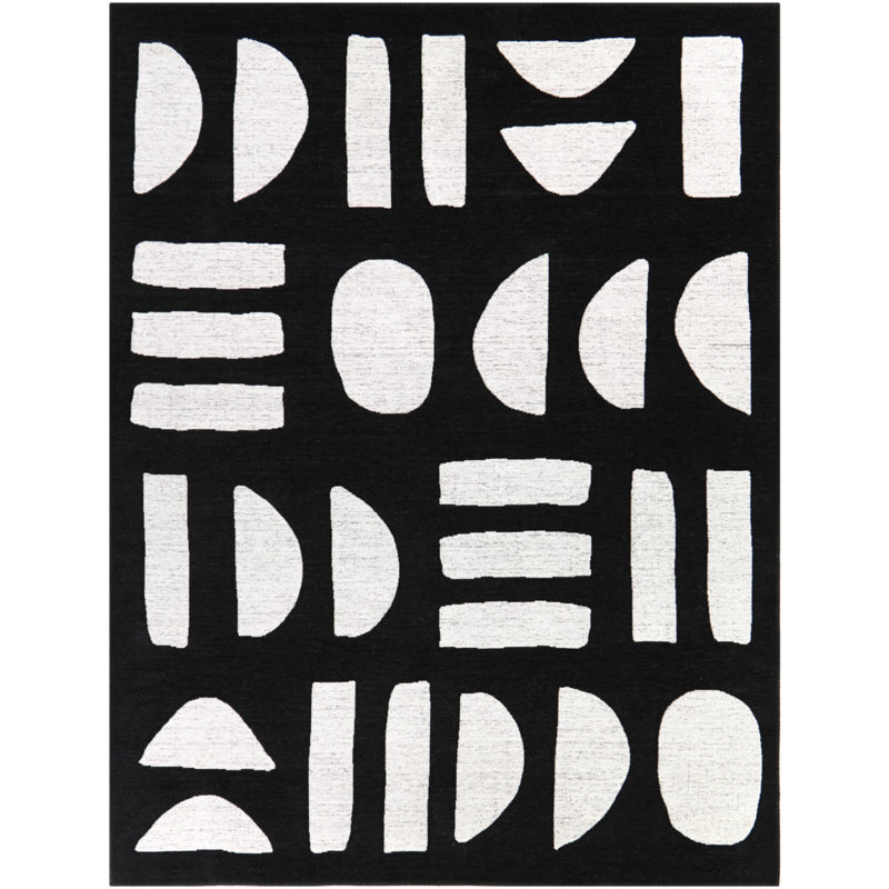 Tapis gris anthracite Seno, Rectangle 7 pi 10 po x 10 pi