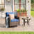 Coussin bleu ardoise