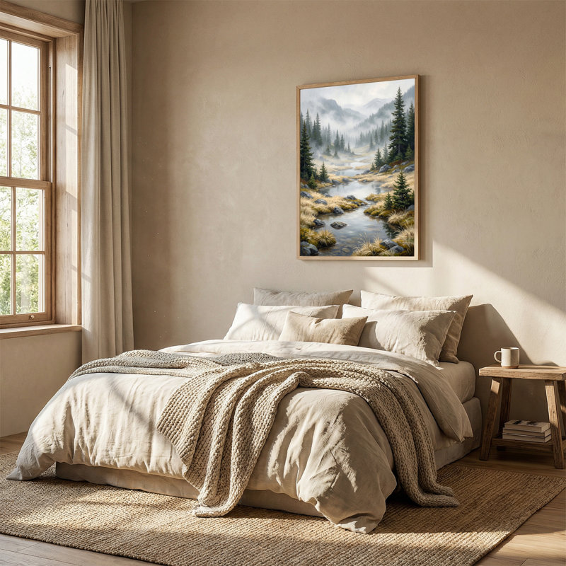 Art mural sur toile Misty, 48"H x 36"W
