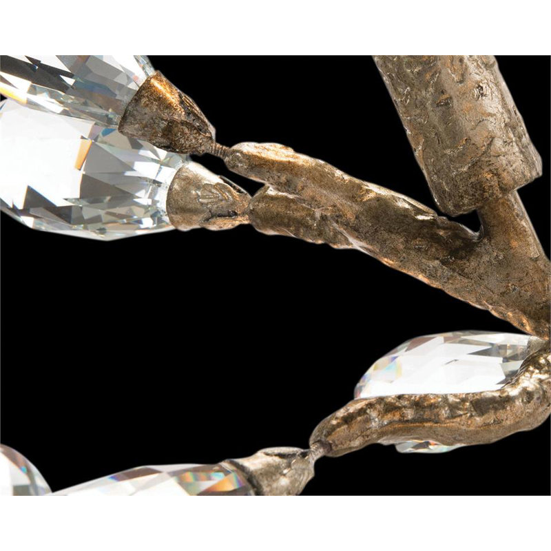 Lustre en cristal à 10 lumières