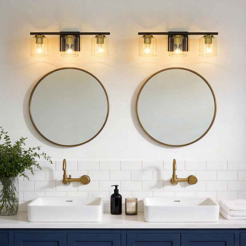 3 - Light Dimmable Vanity Light