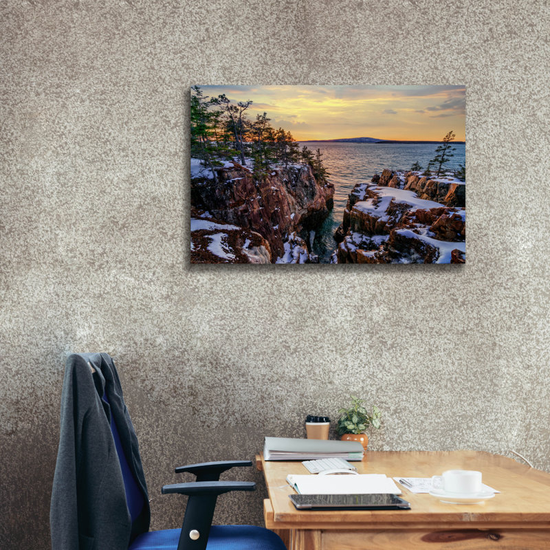  «Winter Sunset At Raven's Nest 2» par Rick Berk, 40 po x 26 po, H 26 po x l 40 po