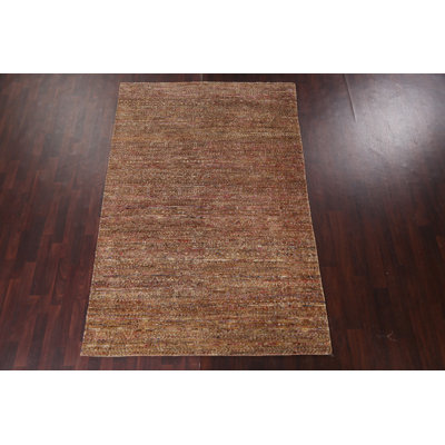 Moroccan One-of-a-Kind 5'9" X 8'8" Jute / Sisal Area Rug in Brown