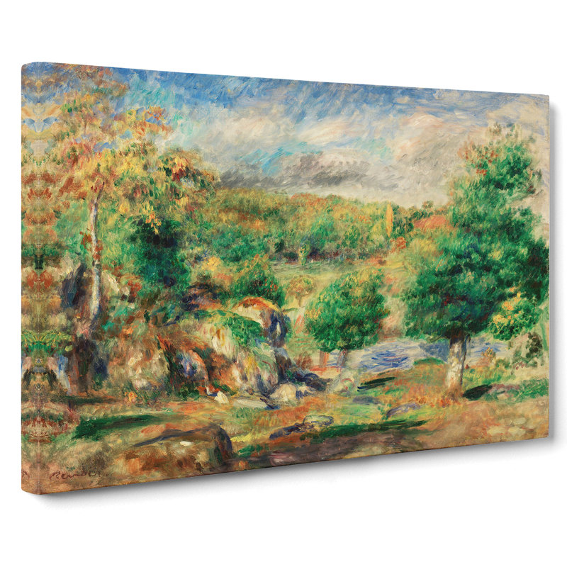 Chestnut Trees by Pierre-Auguste Renoir - Wrapped Canvas, 35cm H x 50cm W x 3cm D