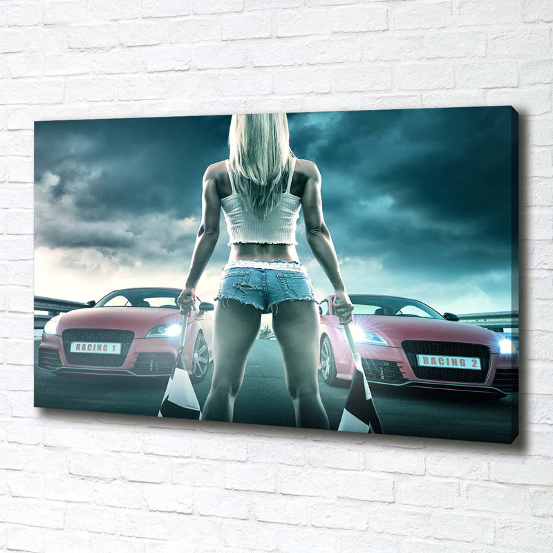 The Beginning Of The Race - No Frame Print on Canvas