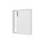 Armoire de salle de bain, 4 tablettes ouvertes, 1 porte